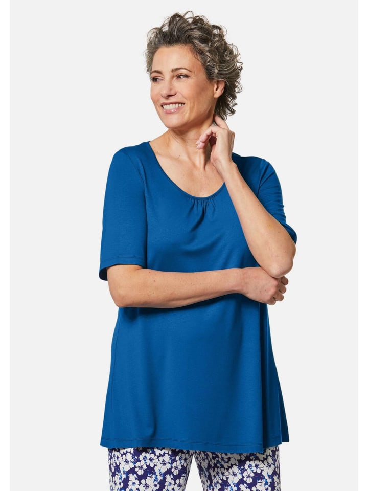 GOLDNER Укороченный размер: Классическая футболка с современными сборками, королевского синего цвета, Синий, GOLDNER Укороченный размер: Классическая футболка с современными сборками, королевского синего цвета
GOLDNER Укороченный размер: Классическая футболка с современными сборками, королевского синего цвета, Синий, GOLDNER Укороченный размер: Классическая футболка с современными сборками, королевского синего цвета