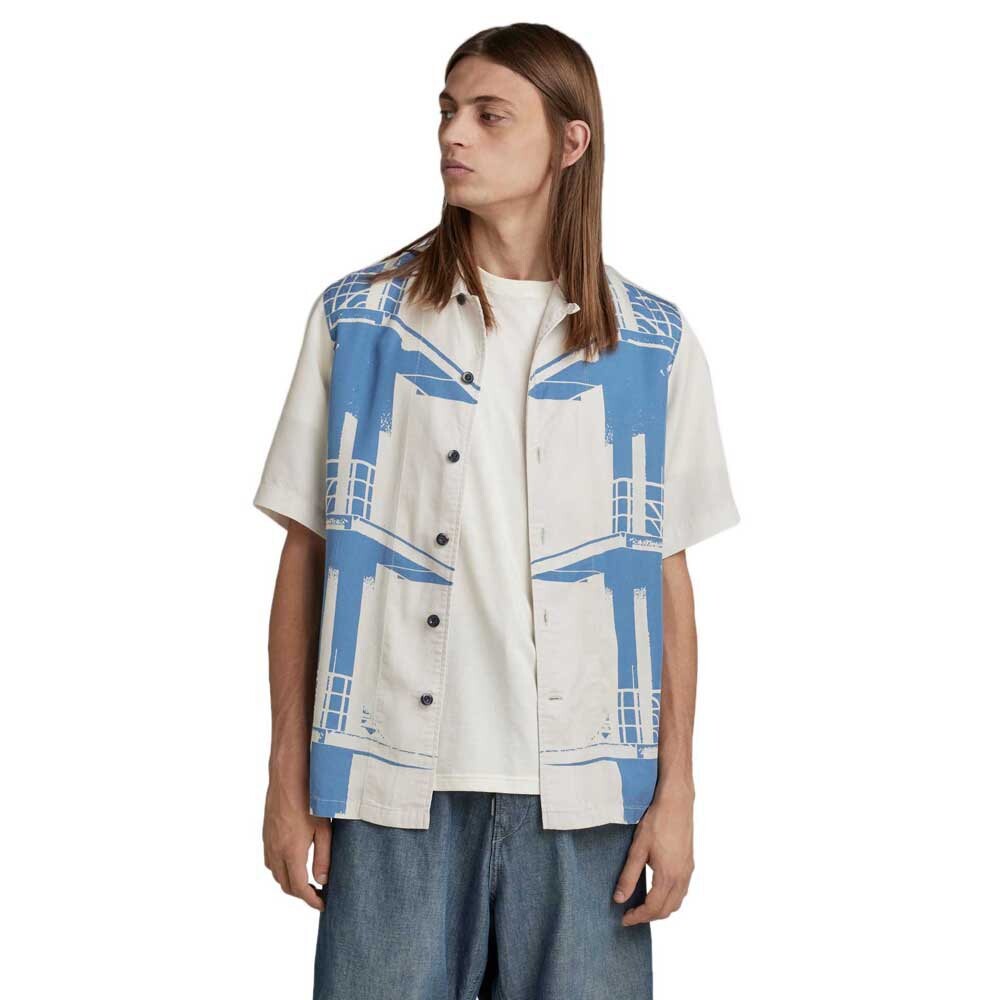 Рубашка с коротким рукавом G-Star Hawaii Commando, синий
Рубашка с коротким рукавом G-Star Hawaii Commando, синий