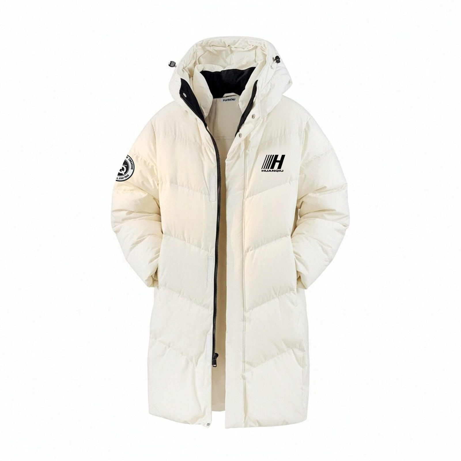 Пуховик Unisex Hooded Thickened HUANQIU, экрю
Пуховик Unisex Hooded Thickened HUANQIU, экрю