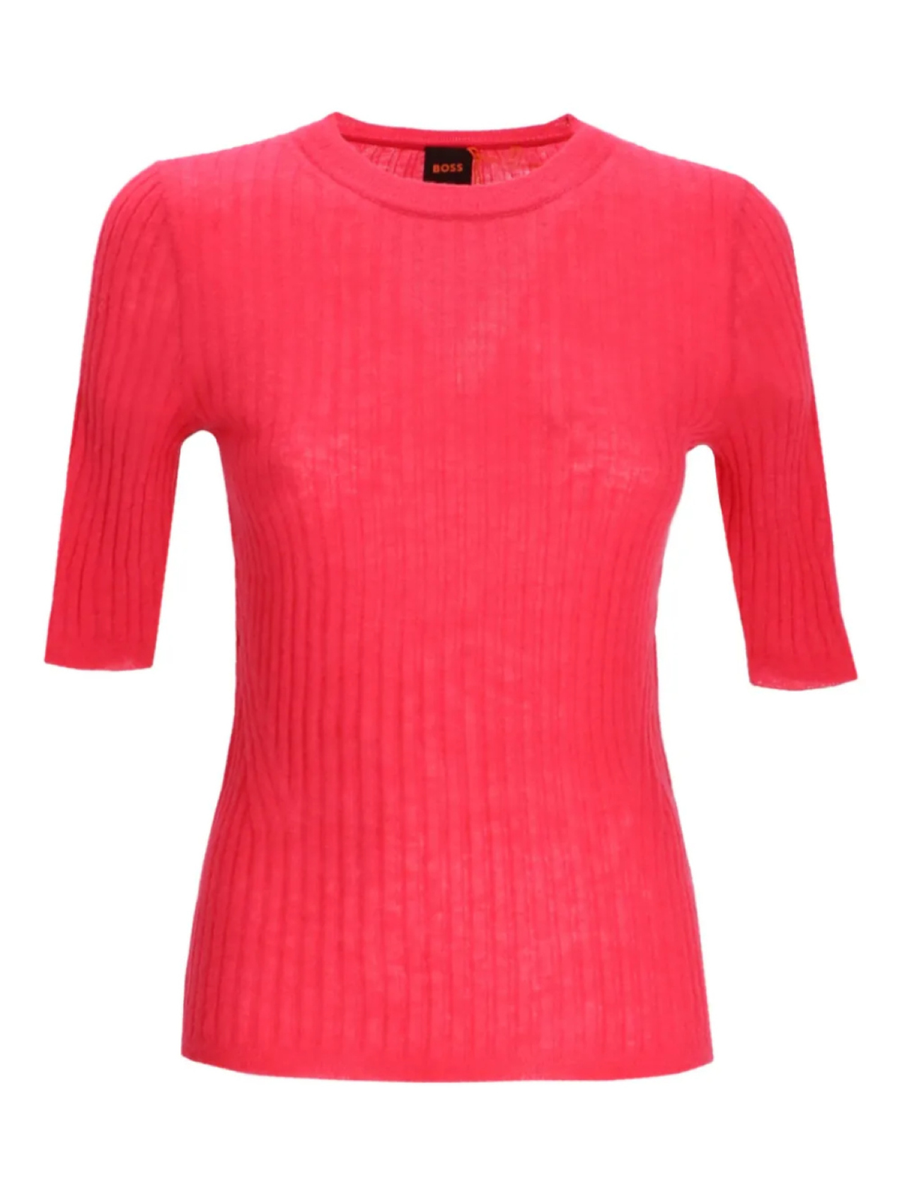 Футболка в рубчик BOSS, розовый
Футболка в рубчик BOSS, розовый
