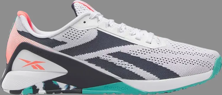 Кроссовки nano x1 'white navy teal' Reebok, белый
Кроссовки nano x1 'white navy teal' Reebok, белый