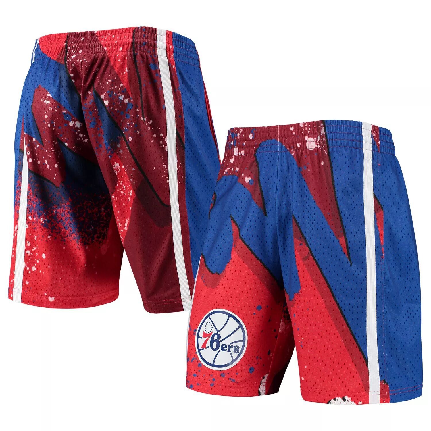 Мужские шорты Mitchell & Ness Red Philadelphia 76ers Hardwood Classics 1996 Hyper Hoops Swingman 
Мужские шорты Mitchell & Ness Red Philadelphia 76ers Hardwood Classics 1996 Hyper Hoops Swingman