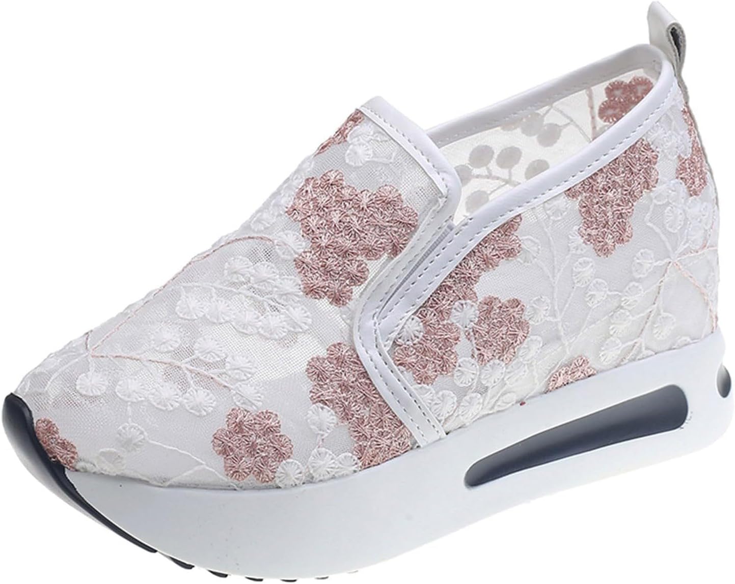 Женские кроссовки на платформе Wedge с дышащей сеткой, противоскользящие, массивные кроссовки, модная вышивка с цветочным узором, повседневные прогулочные туфли с поддержкой свода стопы, скрытой высокой подошвой, слипоны-лоферы Rianclud, розовый
Женские кроссовки на платформе Wedge с дышащей сеткой, противоскользящие, массивные кроссовки, модная вышивка с цветочным узором, повседневные прогулочные туфли с поддержкой свода стопы, скрытой высокой подошвой, слипоны-лоферы Rianclud, розовый