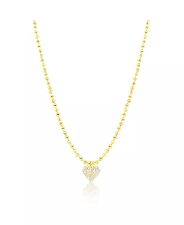 Ожерелье в форме сердца желтого золота с цепочкой из шариков и бусин Etoielle, yellow
Ожерелье в форме сердца желтого золота с цепочкой из шариков и бусин Etoielle, yellow