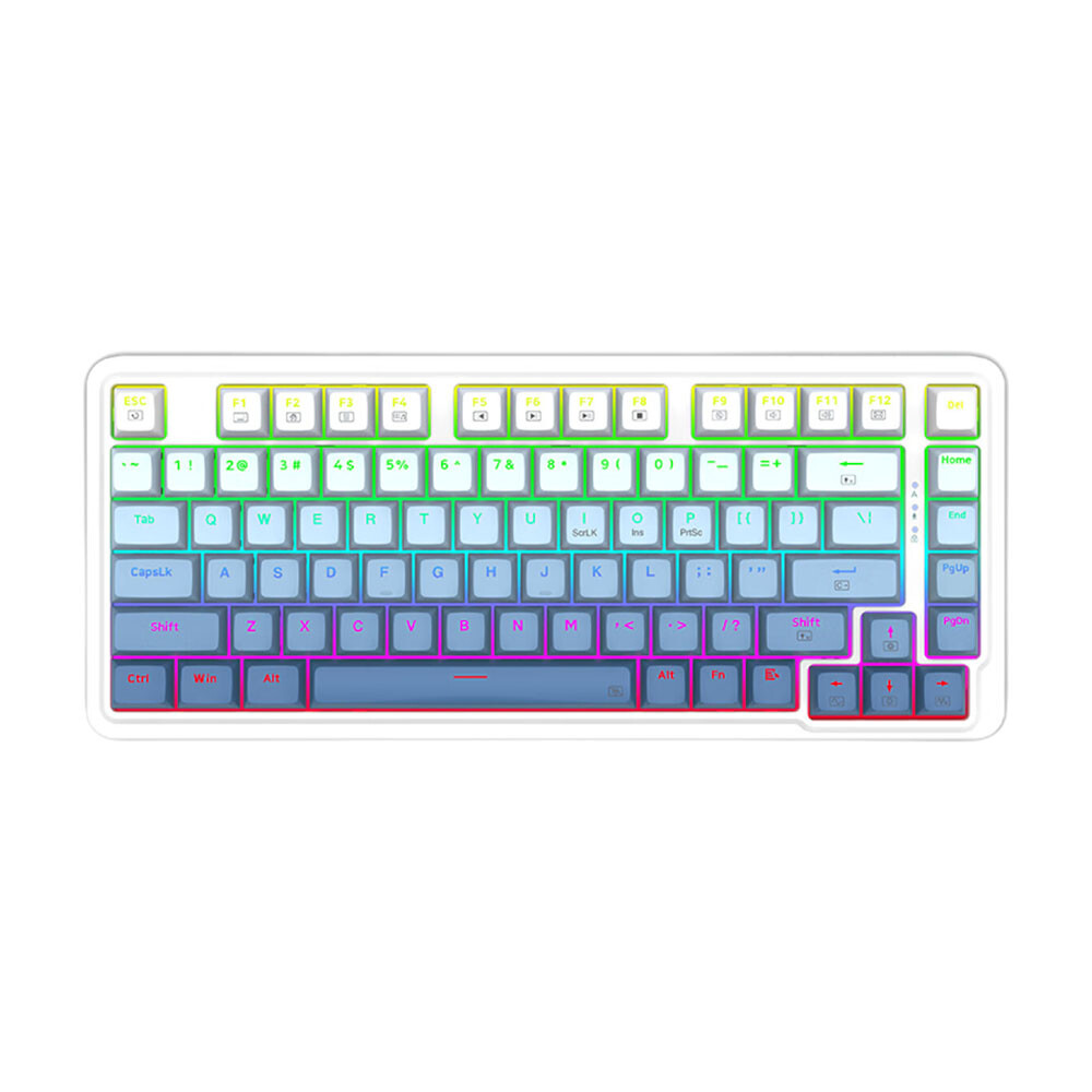 Клавиатура Redragon KS82-B Thin Lime, синий градиент, английская раскладка
Клавиатура Redragon KS82-B Thin Lime, синий градиент, английская раскладка