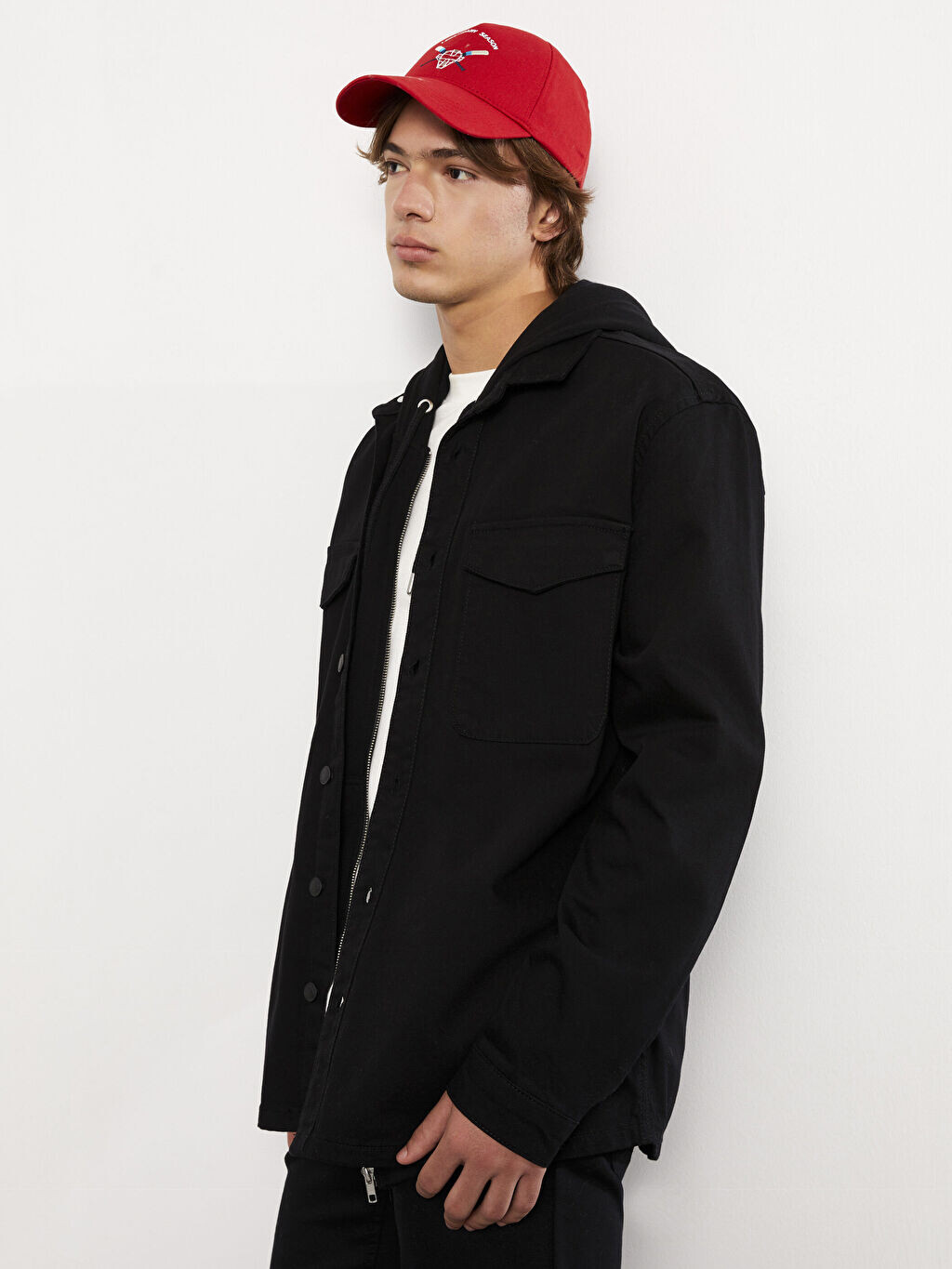 Удобная мужская джинсовая рубашка с длинным рукавом Xside, Черный, Удобная мужская джинсовая рубашка с длинным рукавом Xside 
Удобная мужская джинсовая рубашка с длинным рукавом Xside, Черный, Удобная мужская джинсовая рубашка с длинным рукавом Xside