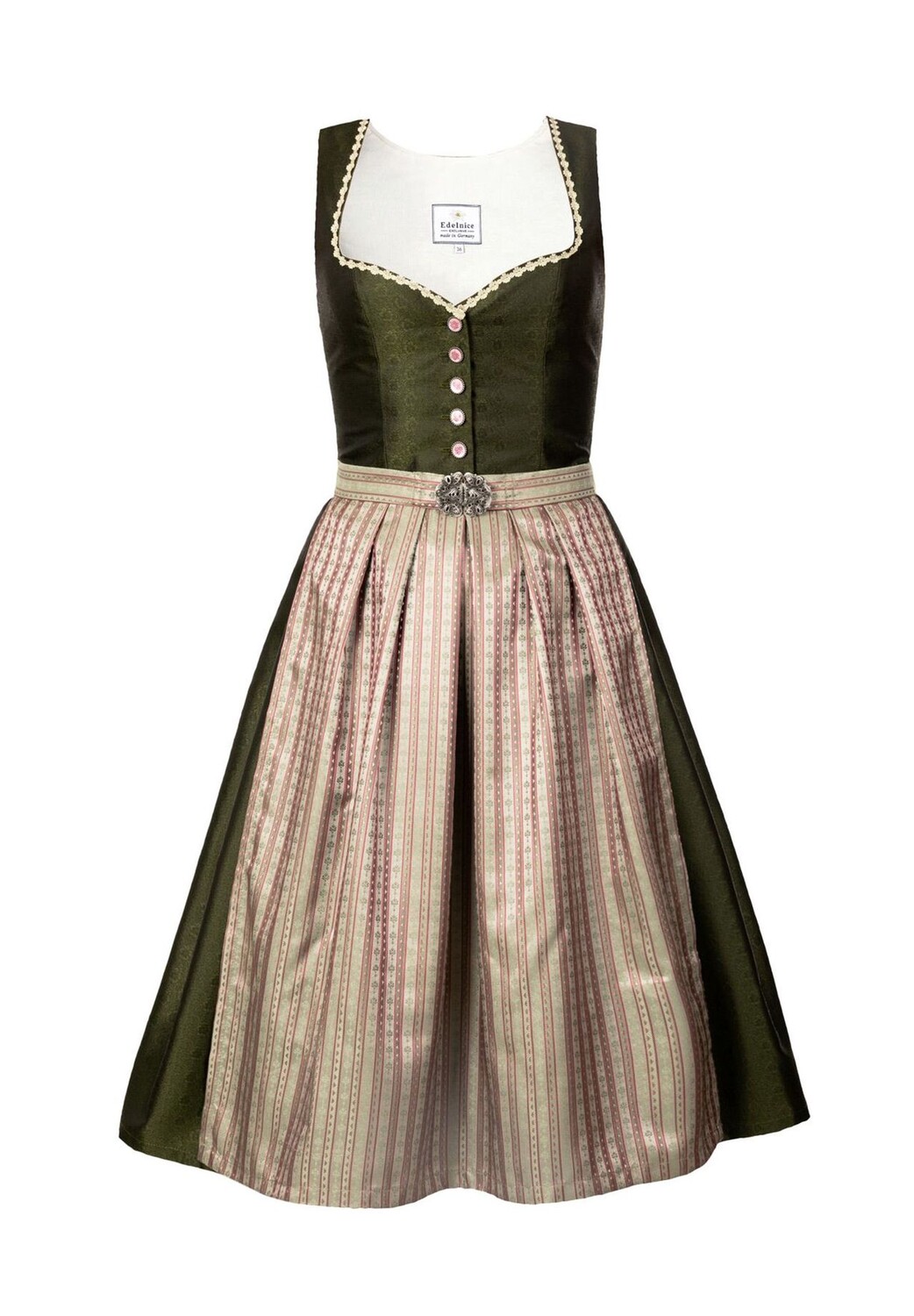 Миди-дирндль Адель EDELNICE, цвет Grün, Rosé
Миди-дирндль Адель EDELNICE, цвет Grün, Rosé
