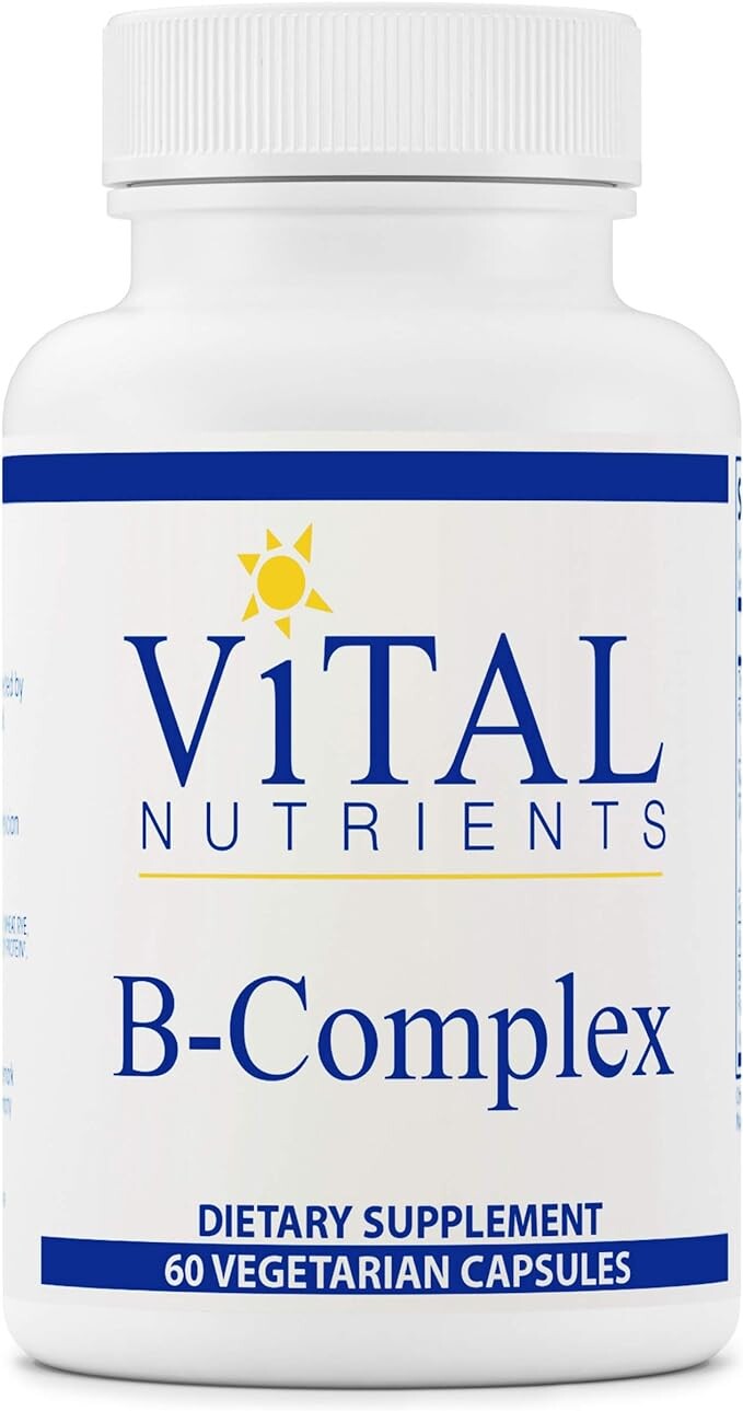 Комплекс витаминов группы B Vital Nutrients, 60 капсул
Комплекс витаминов группы B Vital Nutrients, 60 капсул