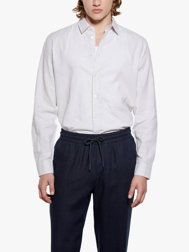 Обычная льняная рубашка SISLEY, Beige
Обычная льняная рубашка SISLEY, Beige