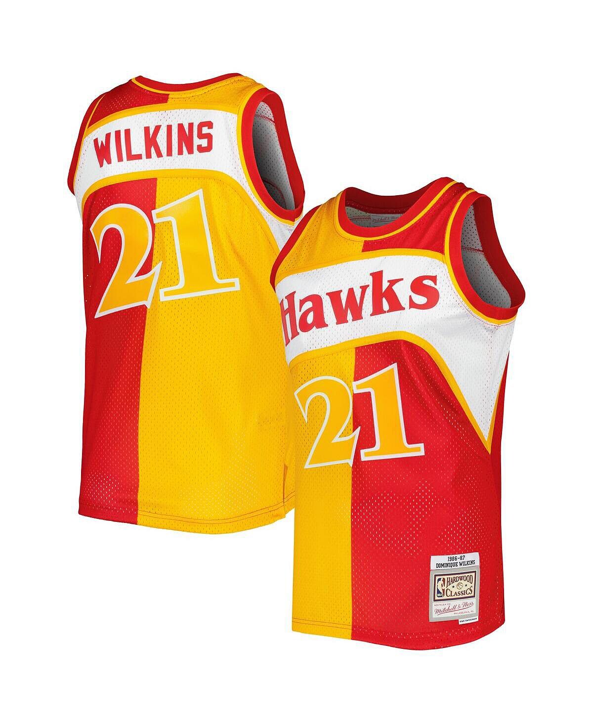 Мужская футболка dominique wilkins yellow, red atlanta hawks hardwood classics 1986-87 split swingman jersey Mitchell & Ness, мульти
Мужская футболка dominique wilkins yellow, red atlanta hawks hardwood classics 1986-87 split swingman jersey Mitchell & Ness, мульти