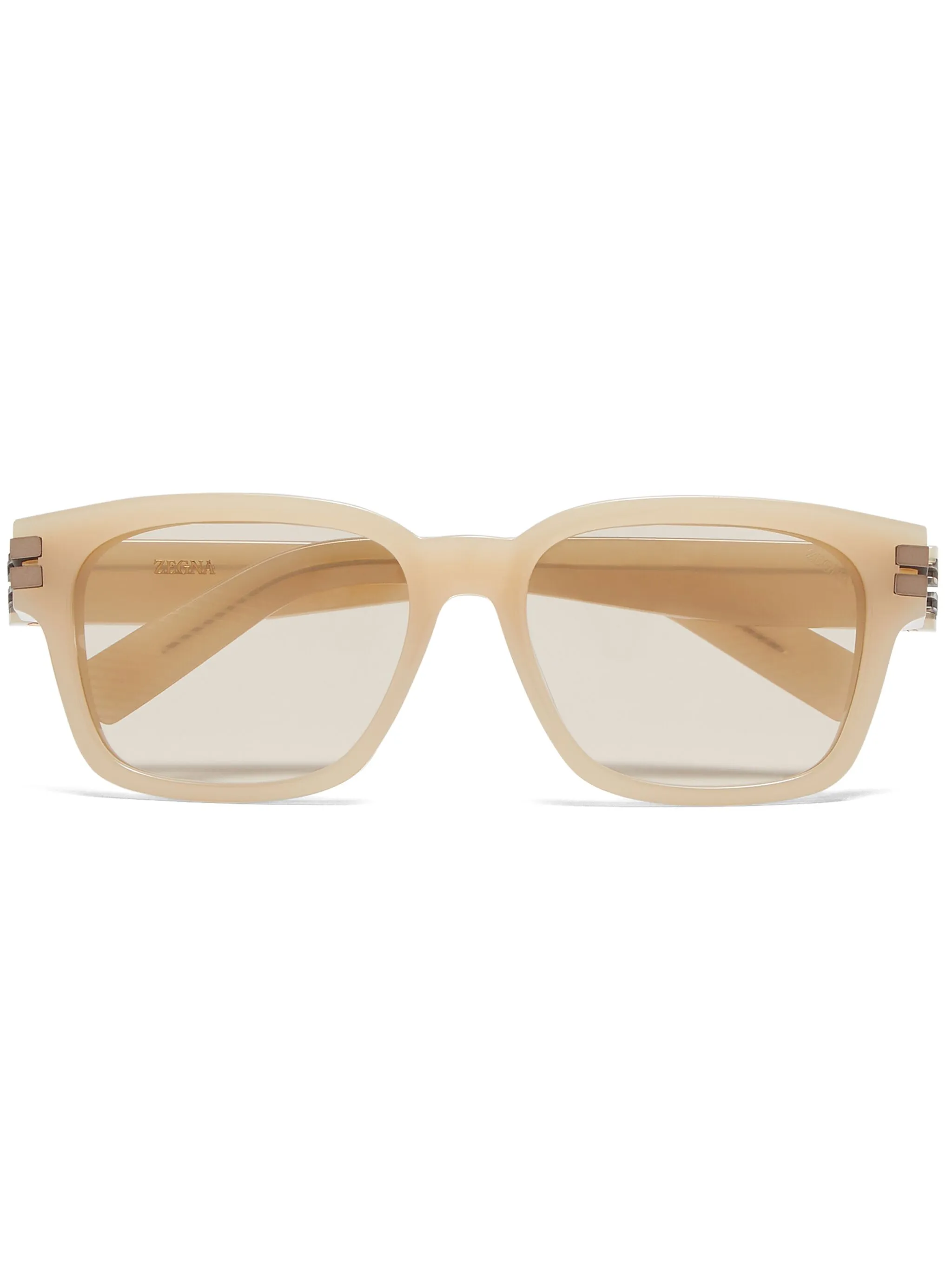 Солнцезащитные очки в квадратной оправе Zegna, бежевый
Солнцезащитные очки в квадратной оправе Zegna, бежевый