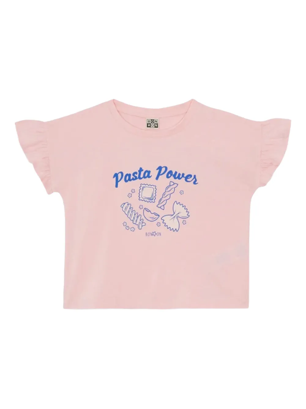 Топ с рюшами и принтом Bonton, розовый
Топ с рюшами и принтом Bonton, розовый