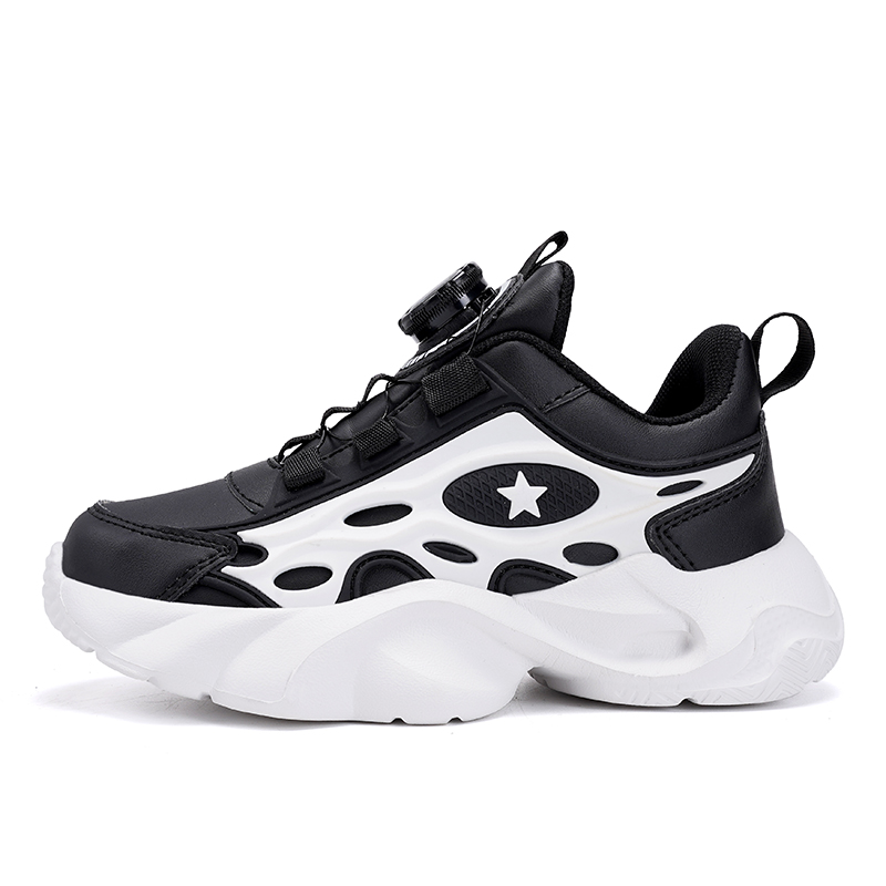 Детские кроссовки с низким верхом и противоскользящей подошвой, противоударные Wooden Rabbit, черный
Детские кроссовки с низким верхом и противоскользящей подошвой, противоударные Wooden Rabbit, черный