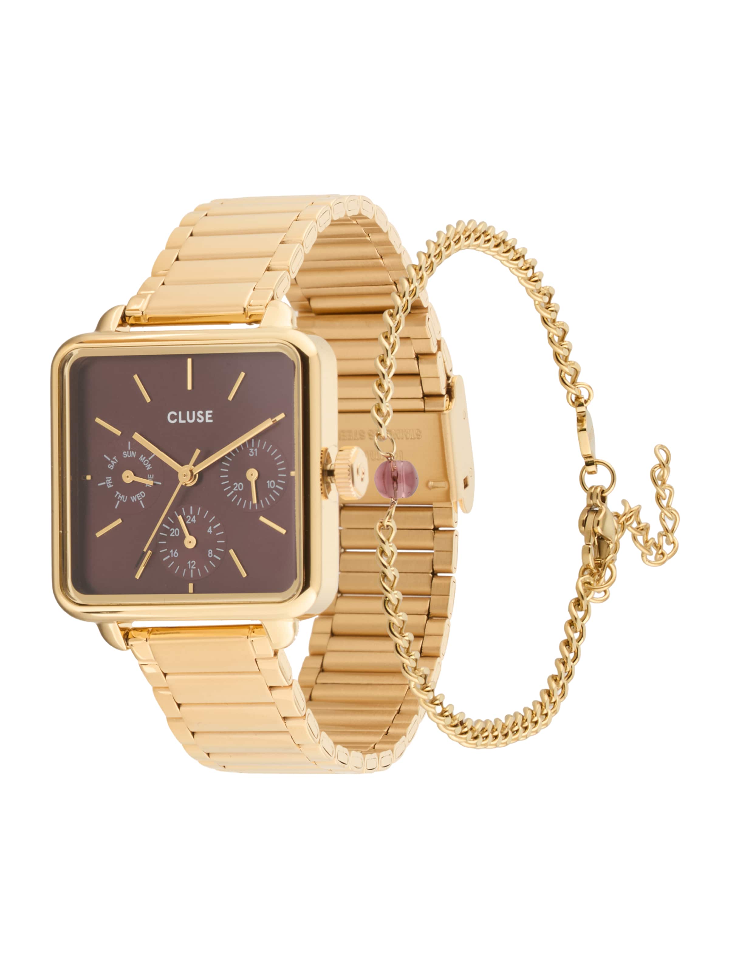 CLUSE Часы Analog 'La Tétragone' в золоте
CLUSE Часы Analog 'La Tétragone' в золоте