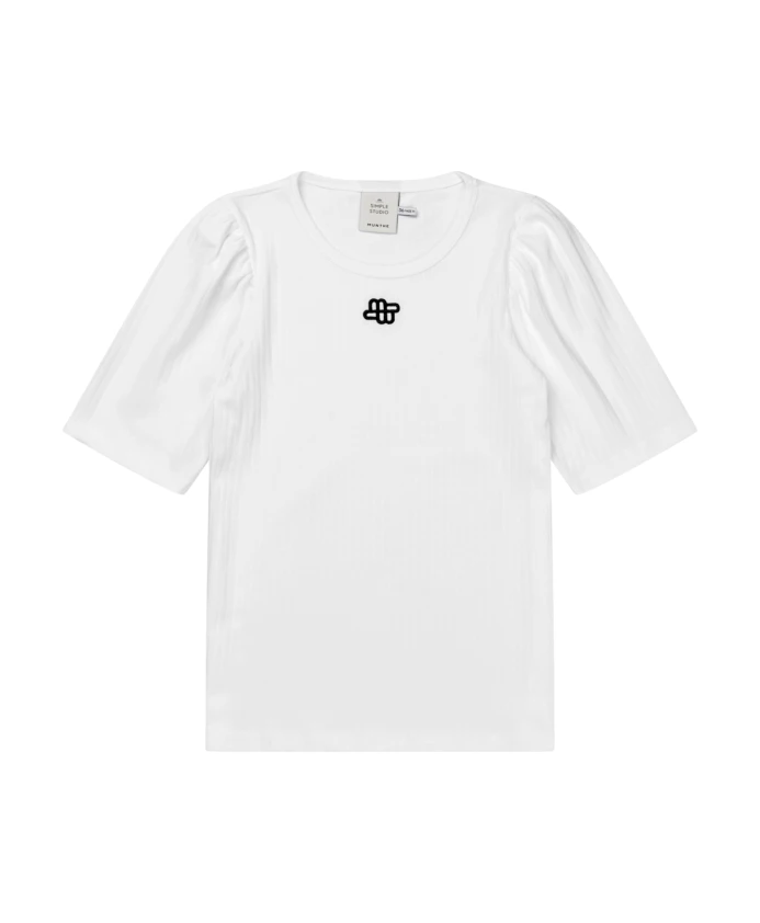 Стильная футболка с вышитым логотипом. Munthe, белый
Стильная футболка с вышитым логотипом. Munthe, белый