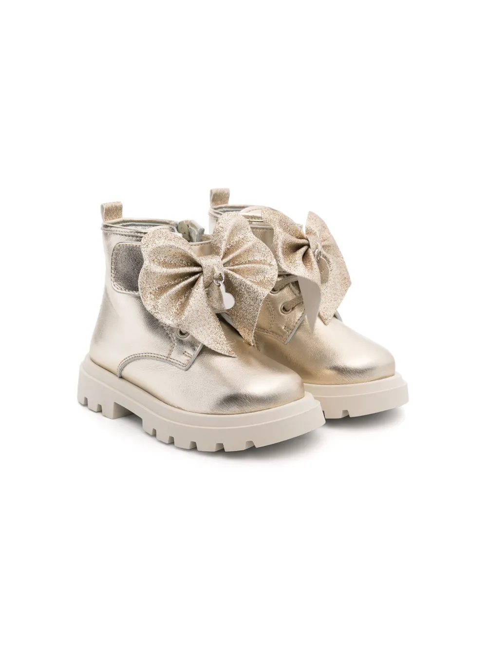 Ботинки с бантами Monnalisa, золотой
Ботинки с бантами Monnalisa, золотой
