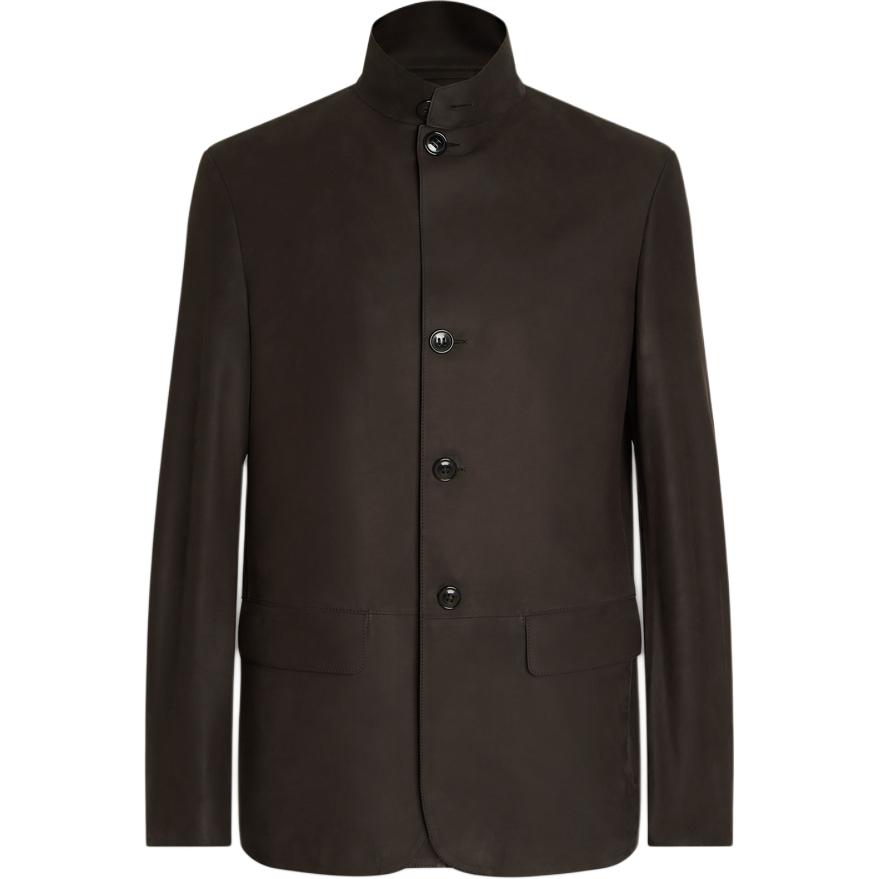 Ermenegildo Zegna Кожаная куртка Zegna Il Conte, Dark Brown
Ermenegildo Zegna Кожаная куртка Zegna Il Conte, Dark Brown