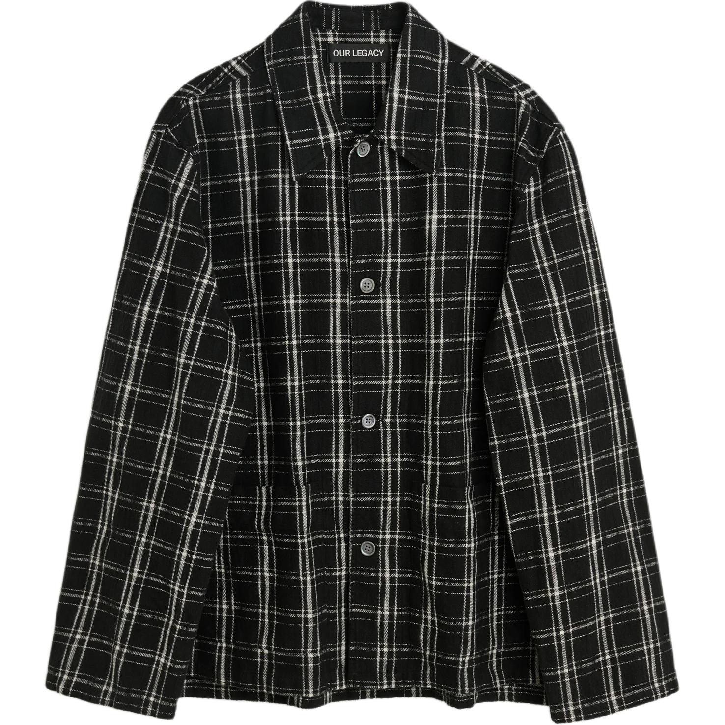 OUR LEGACY Хэвен чек овершерт, Black White
OUR LEGACY Хэвен чек овершерт, Black White