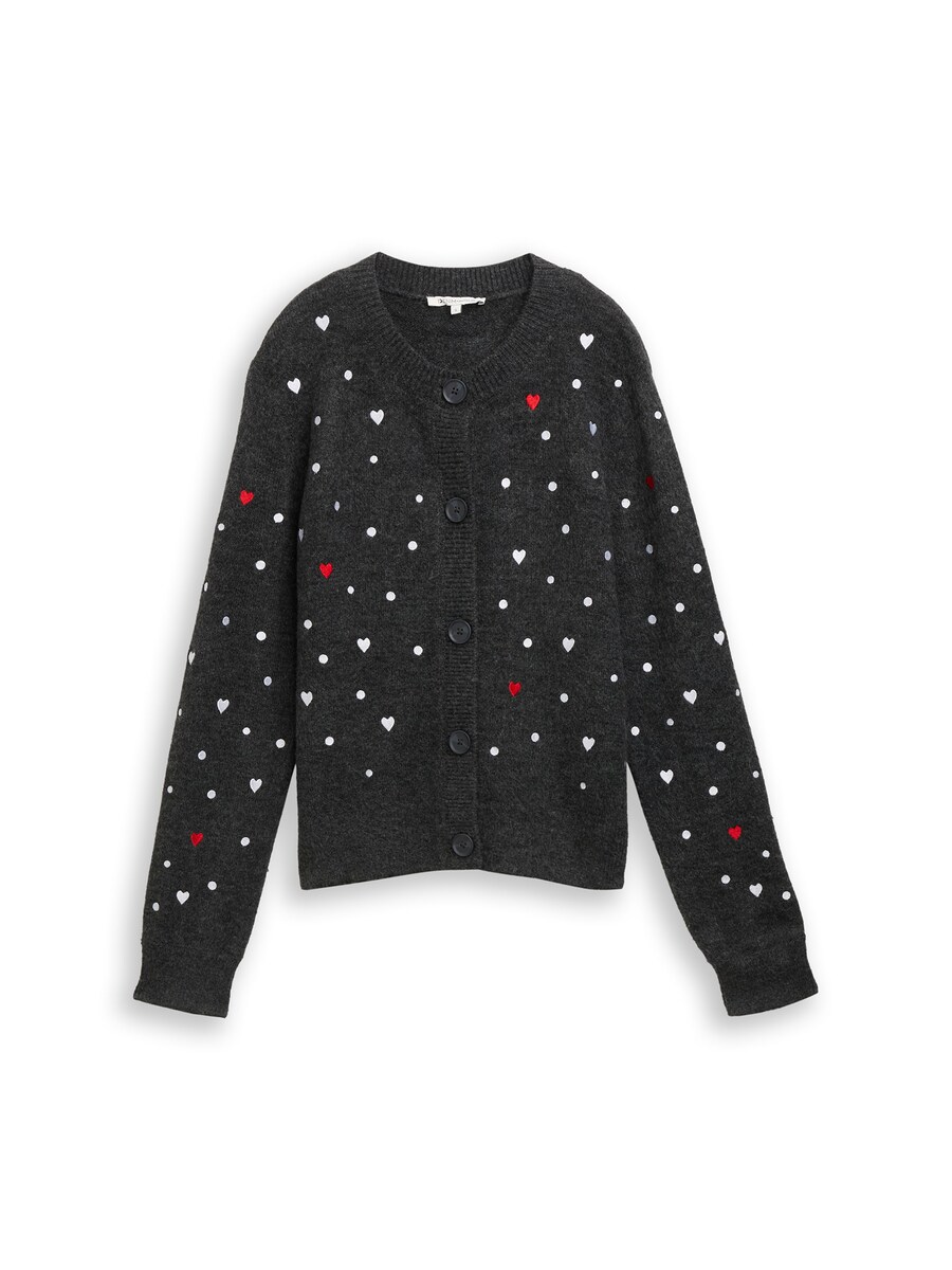 Вязаный кардиган TOM TAILOR DENIM, антрацит
Вязаный кардиган TOM TAILOR DENIM, антрацит