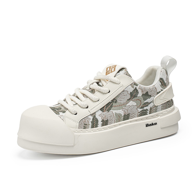 BAKE Скользоустойчивые износостойкие легкие низкие скейтерские кроссовки мужские бело-зеленые, цвет White Green
BAKE Скользоустойчивые износостойкие легкие низкие скейтерские кроссовки мужские бело-зеленые, цвет White Green