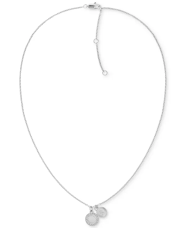 Ожерелье с подвеской из золотистого круглого кристалла, 16 дюймов + удлинитель 2 дюйма Tommy Hilfiger, silver
Ожерелье с подвеской из золотистого круглого кристалла, 16 дюймов + удлинитель 2 дюйма Tommy Hilfiger, silver