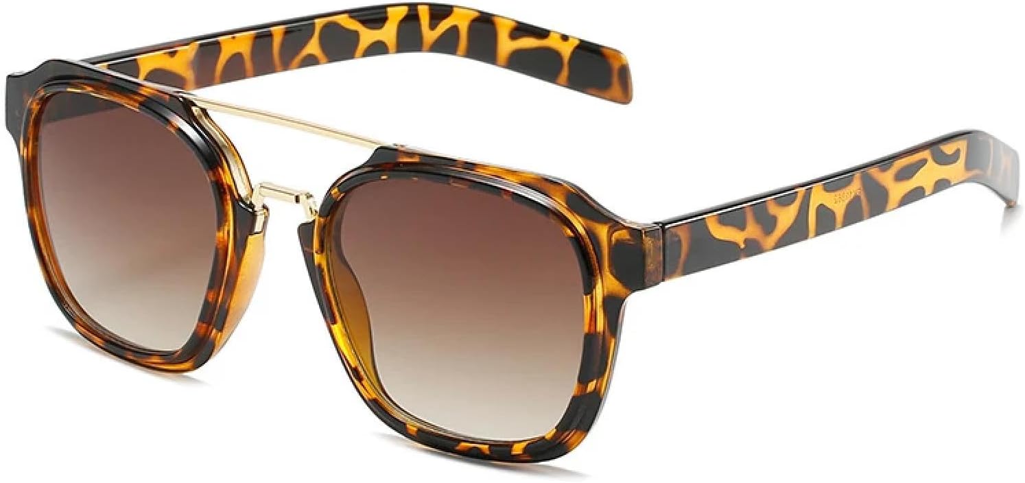 Модные винтажные солнцезащитные очки с двойной перемычкой для женщин и мужчин, роскошные, для активного отдыха и вождения, с защитой от УФ-излучения UV400 TKKTLLT, Leopard Gradient Tea
Модные винтажные солнцезащитные очки с двойной перемычкой для женщин и мужчин, роскошные, для активного отдыха и вождения, с защитой от УФ-излучения UV400 TKKTLLT, Leopard Gradient Tea