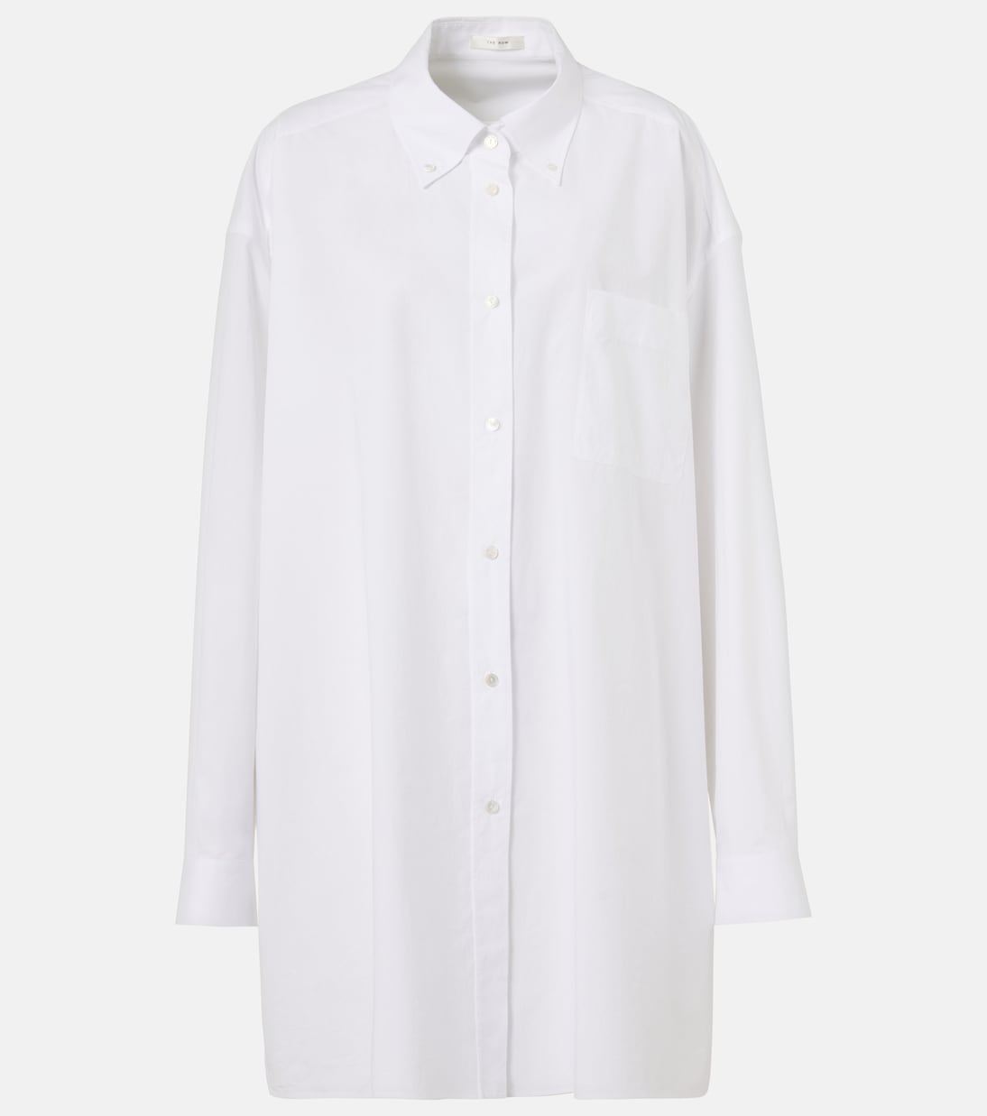 Виктория оверсайз рубашка из хлопкового поплина The Row, белый
Виктория оверсайз рубашка из хлопкового поплина The Row, белый