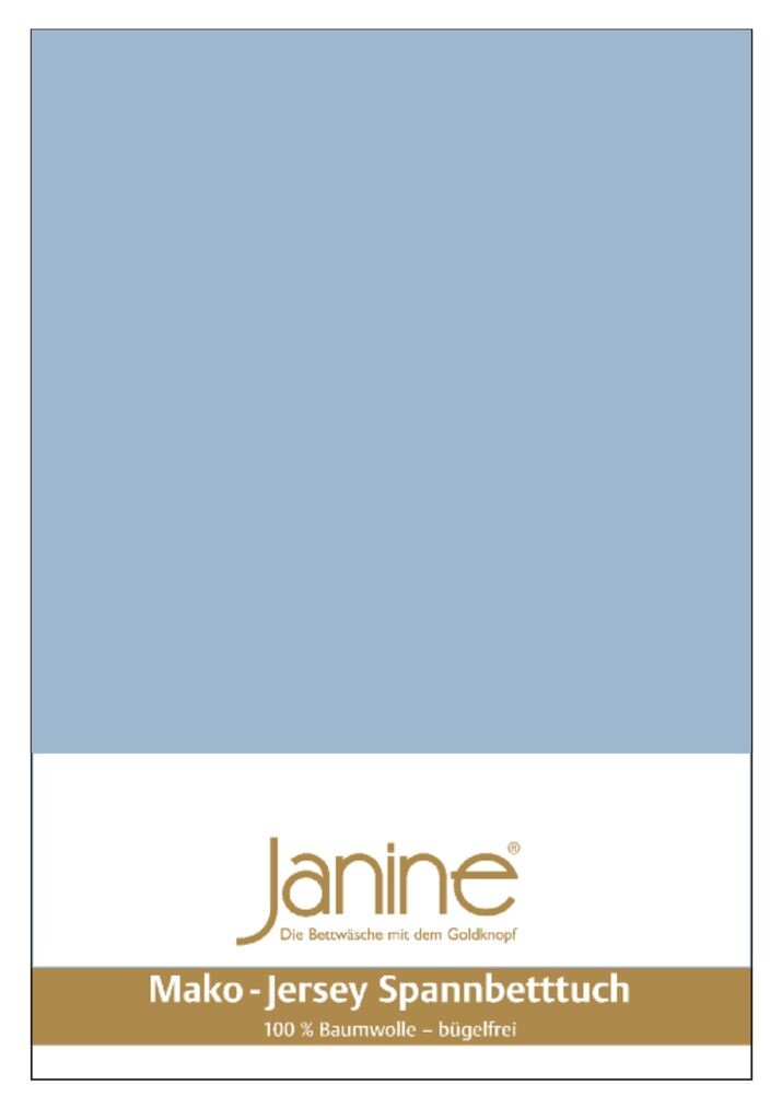 Простыня Janine Mako из джерси 90 x 190 см - 100 x 200 см OVP 5007 32 жемчужно-синий Original Janine
Простыня Janine Mako из джерси 90 x 190 см - 100 x 200 см OVP 5007 32 жемчужно-синий Original Janine