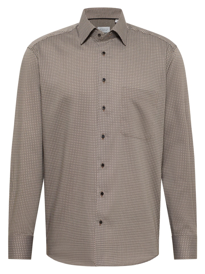 Рубашка COMFORT FIT миндального цвета Eterna
Рубашка COMFORT FIT миндального цвета Eterna