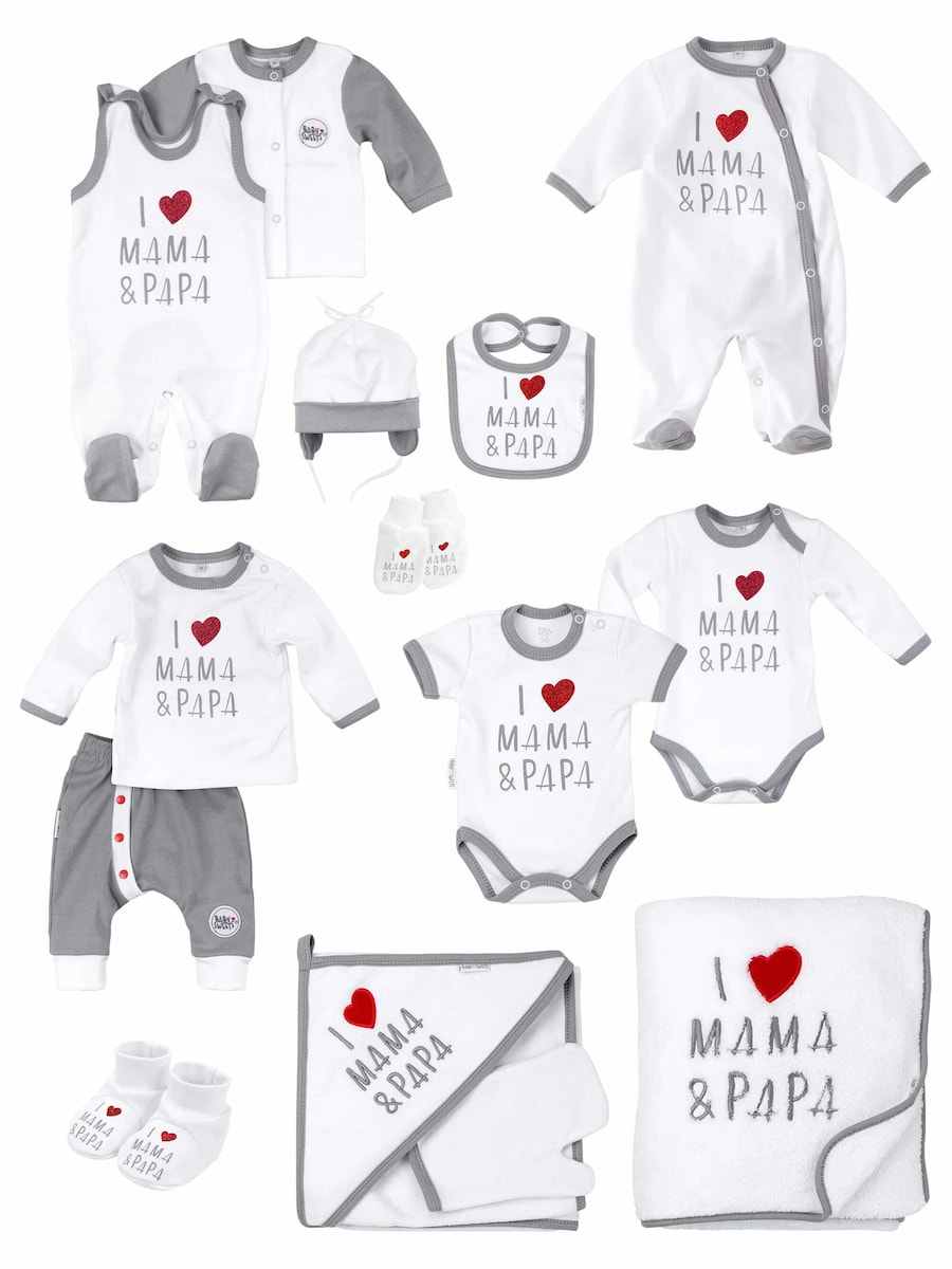 Набор Baby Sweets I love Mama & Papa, белый
Набор Baby Sweets I love Mama & Papa, белый
