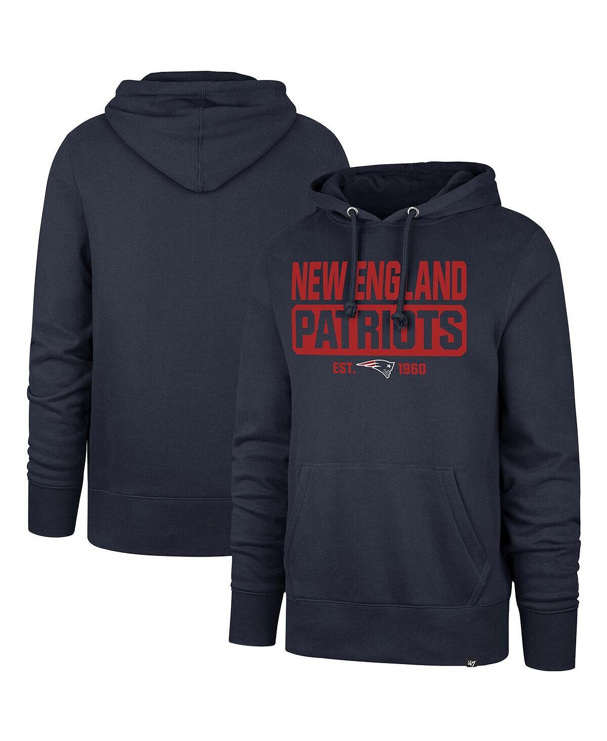 Мужская темно-синяя толстовка с капюшоном new england patriots box out headline '47 Brand, синий
Мужская темно-синяя толстовка с капюшоном new england patriots box out headline '47 Brand, синий