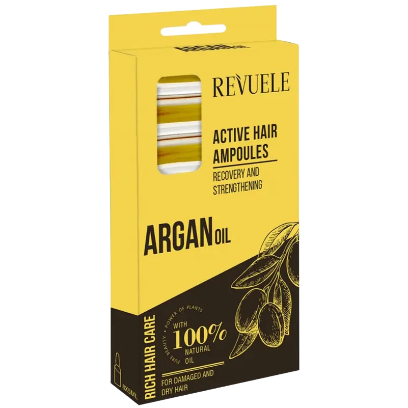 Revuele Argan Oil Active ампулы для волос, 8x5 мл/1 упаковка
Revuele Argan Oil Active ампулы для волос, 8x5 мл/1 упаковка