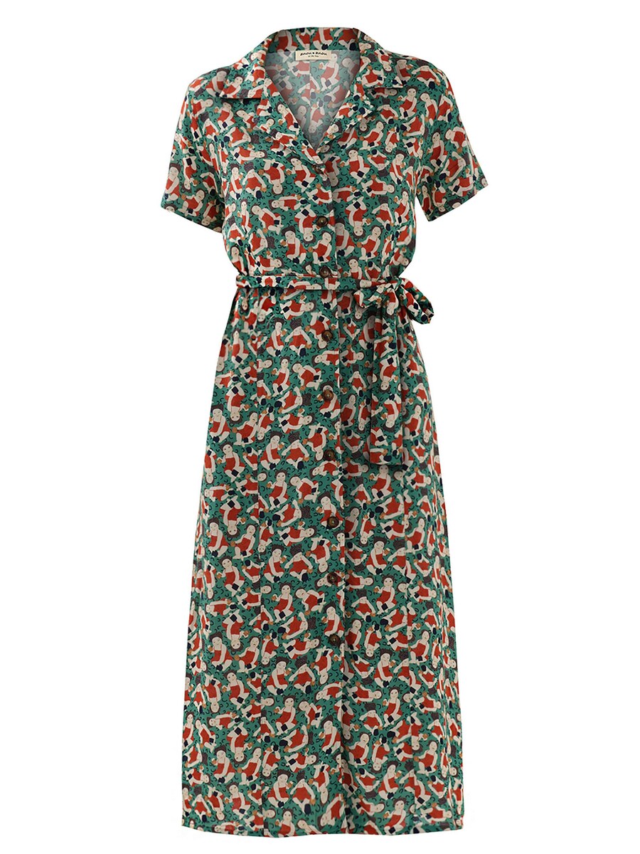 Платье-рубашка Anou Anou, темно-зеленый
Платье-рубашка Anou Anou, темно-зеленый