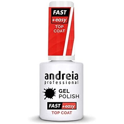 Профессиональное верхнее покрытие геля для украшения дизайна ногтей с глянцевой отделкой 10,5 мл, Andreia