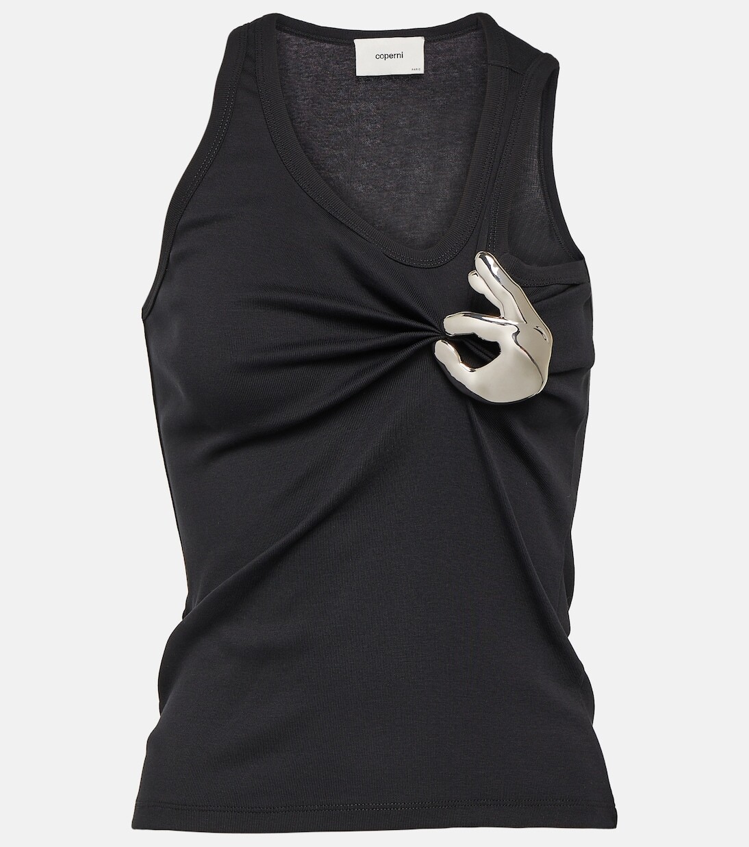 Хлопковая майка с декором emoji Coperni, черный
Хлопковая майка с декором emoji Coperni, черный