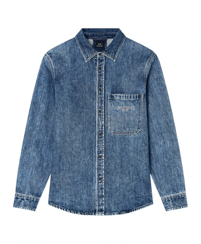 Мужская рубашка с длинными рукавами xm000950 af14870 Armani Exchange, синий
Мужская рубашка с длинными рукавами xm000950 af14870 Armani Exchange, синий