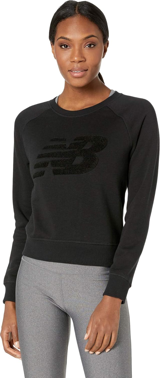 Пуловер New Balance из шенилла с круглым вырезом, Black
Пуловер New Balance из шенилла с круглым вырезом, Black