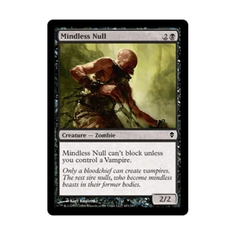 CCG Безмозглый Нуль (C) (Рольга), MTG - Zendikar 
CCG Безмозглый Нуль (C) (Рольга), MTG - Zendikar