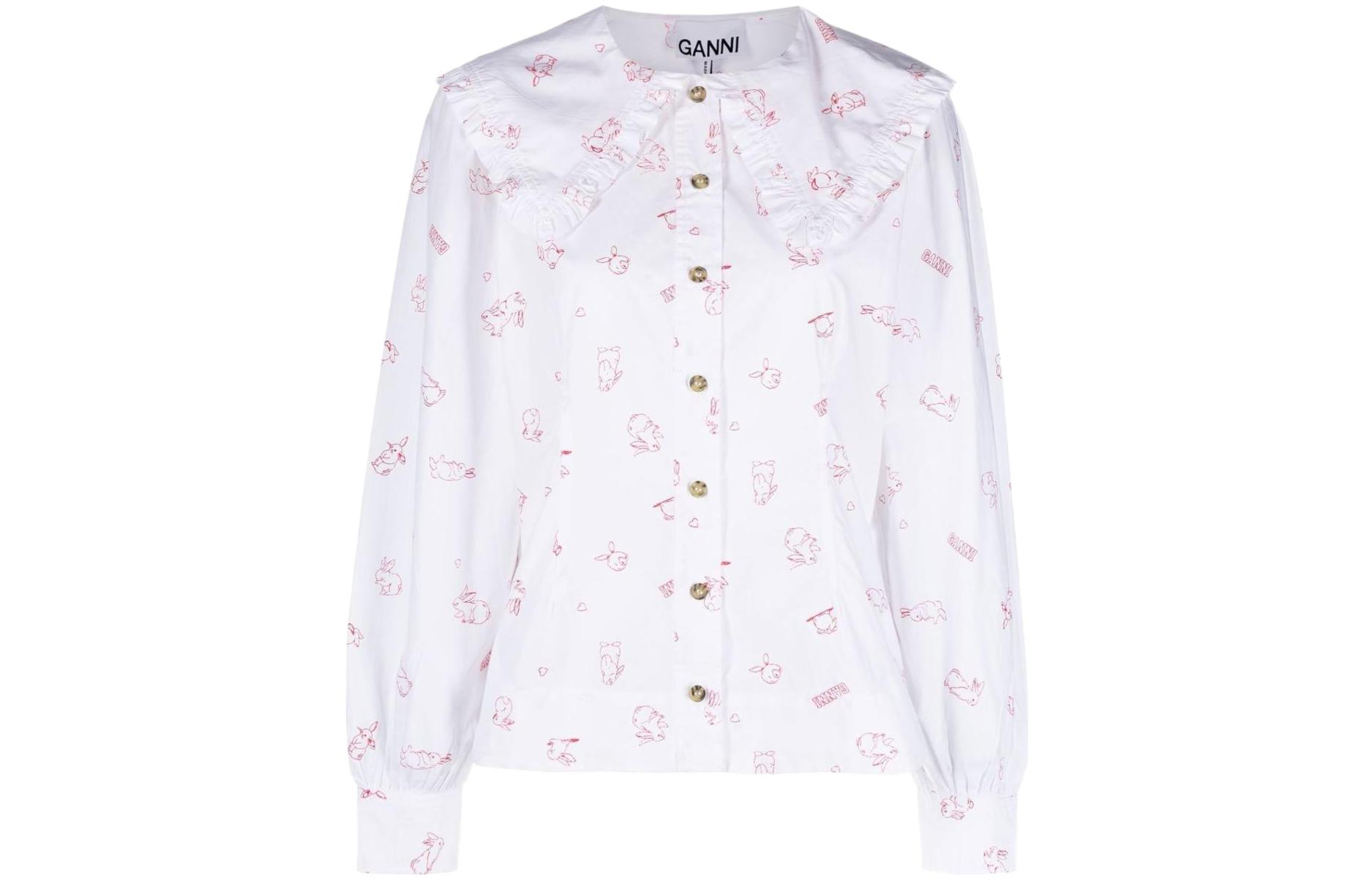 Футболка женская белая GANNI
Футболка женская белая GANNI