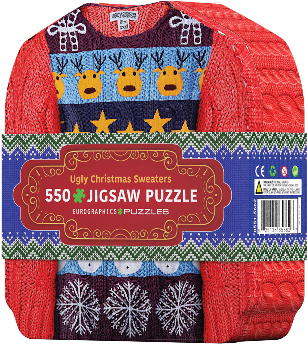 Еврографика, пазл, Tin Ugly Christmas Sweaters, 550 шт. EuroGraphics
Еврографика, пазл, Tin Ugly Christmas Sweaters, 550 шт. EuroGraphics
