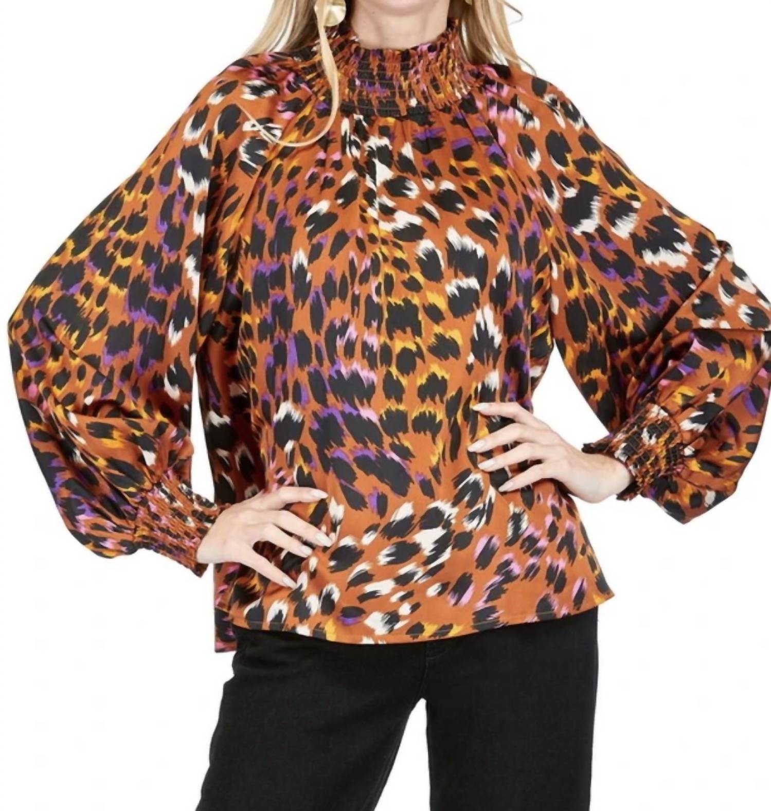 Эластичный топ с горловиной в цвете Multi Joy Joy
Эластичный топ с горловиной в цвете Multi Joy Joy