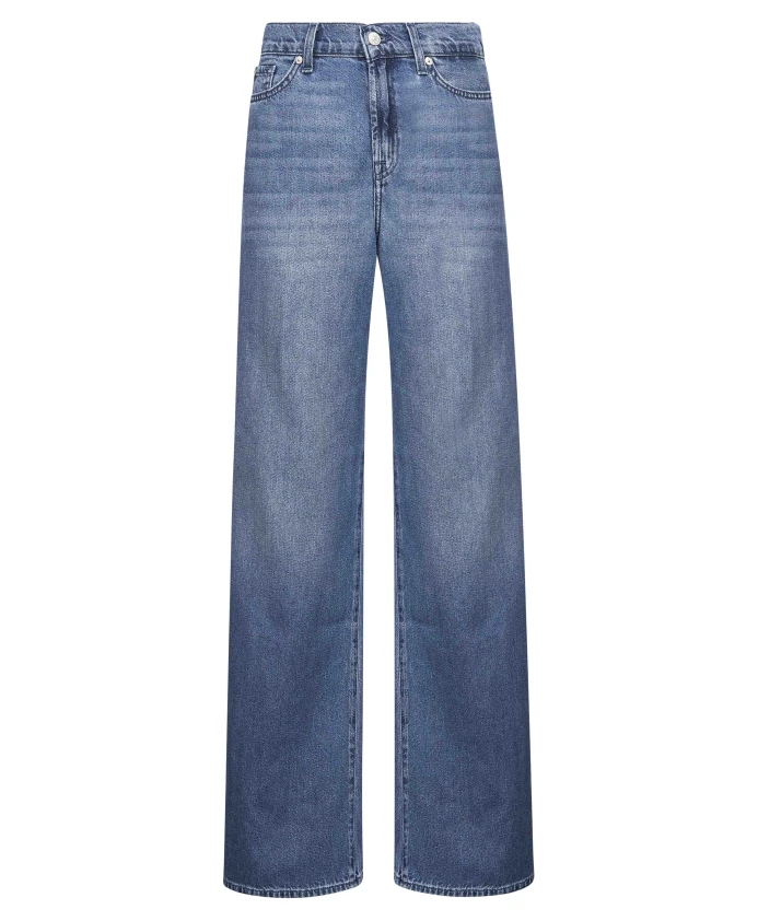 Легкие джинсы из денима 7 For All Mankind, синий
Легкие джинсы из денима 7 For All Mankind, синий