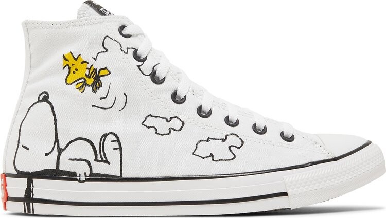 Кроссовки Converse Peanuts x Chuck Taylor All Star High Snoopy and Woodstock, белый
Кроссовки Converse Peanuts x Chuck Taylor All Star High Snoopy and Woodstock, белый