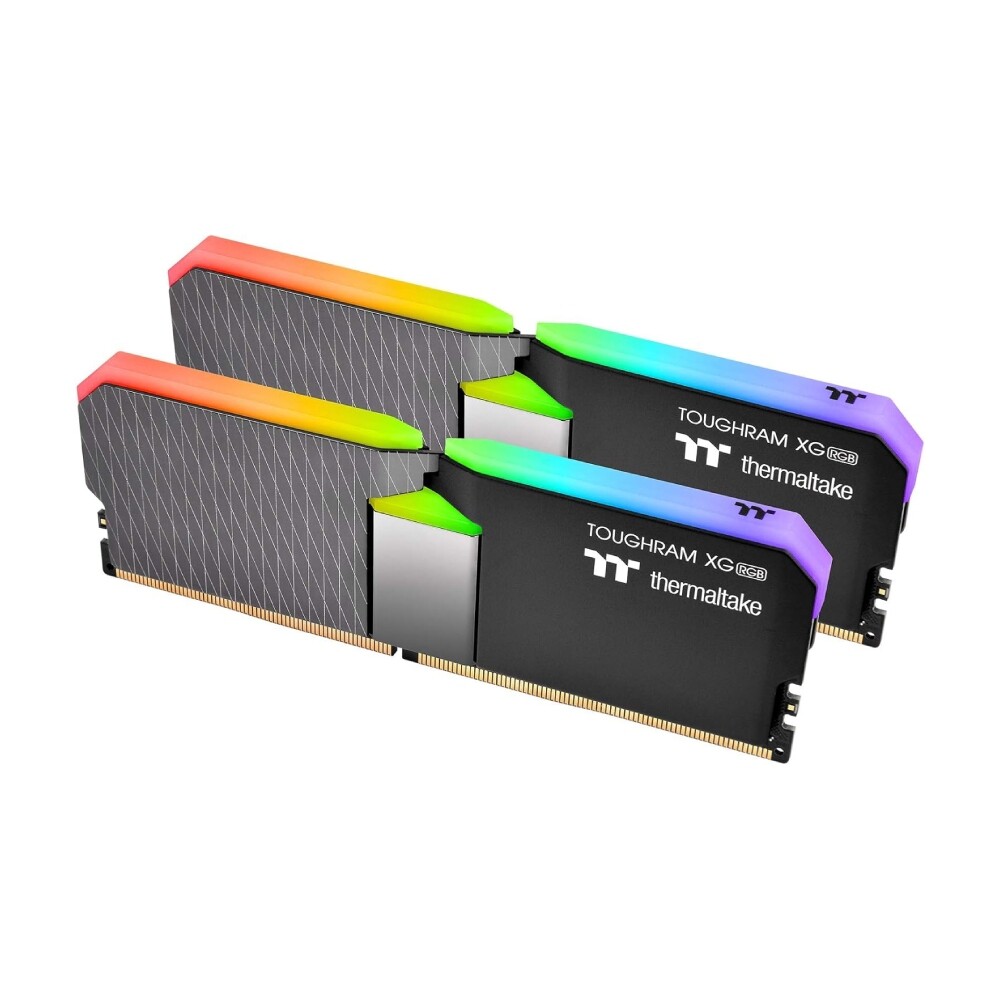 Оперативная память Thermaltake Toughram XG RGB, 16 ГБ DDR4 (2x8 ГБ), 4600 МГц, CL19, R016D408GX2-4600C19A, черный
Оперативная память Thermaltake Toughram XG RGB, 16 ГБ DDR4 (2x8 ГБ), 4600 МГц, CL19, R016D408GX2-4600C19A, черный