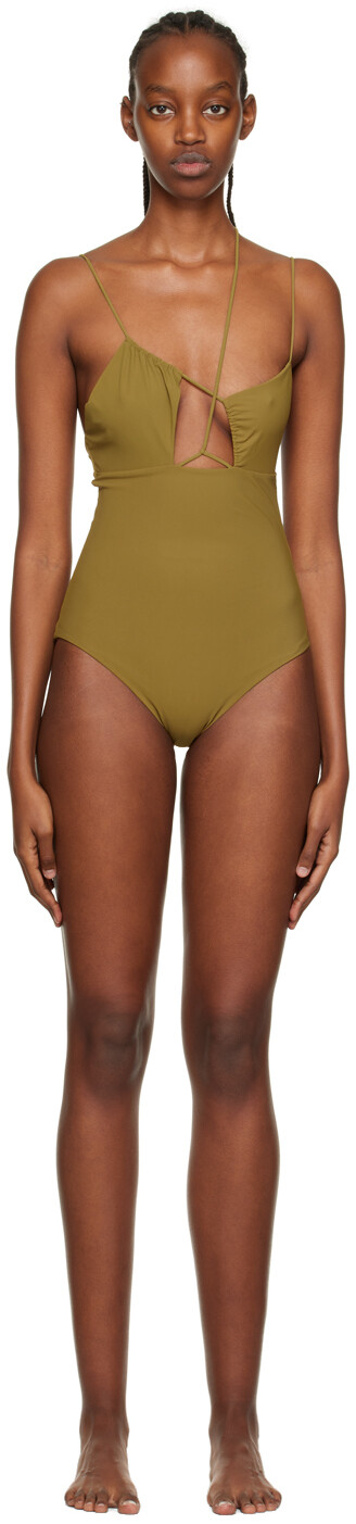 SSENSE Эксклюзивный купальник цвета хаки Nensi Dojaka
SSENSE Эксклюзивный купальник цвета хаки Nensi Dojaka