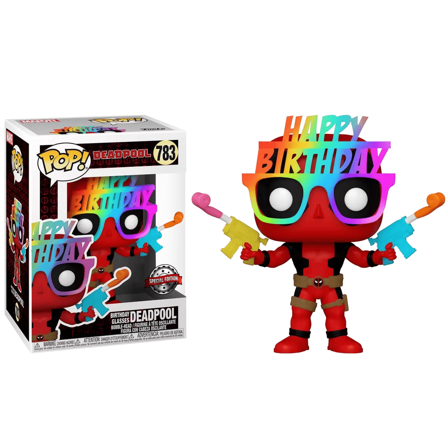 Фигурка Funko POP! Marvel Birthday Glasses Deadpool
Фигурка Funko POP! Marvel Birthday Glasses Deadpool