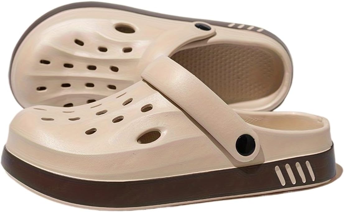 Мужские сабо - дышащие, легкие сандалии из ЭВА для пляжа и повседневной носки Fmshi, хаки
Мужские сабо - дышащие, легкие сандалии из ЭВА для пляжа и повседневной носки Fmshi, хаки