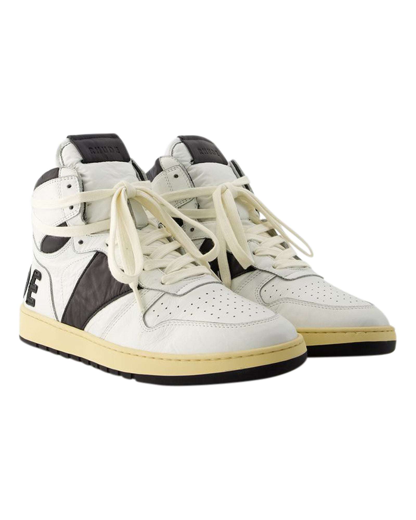 Rhecess Hi Кроссовки - Rhude - Кожа - Черный/Белый
Rhecess Hi Кроссовки - Rhude - Кожа - Черный/Белый