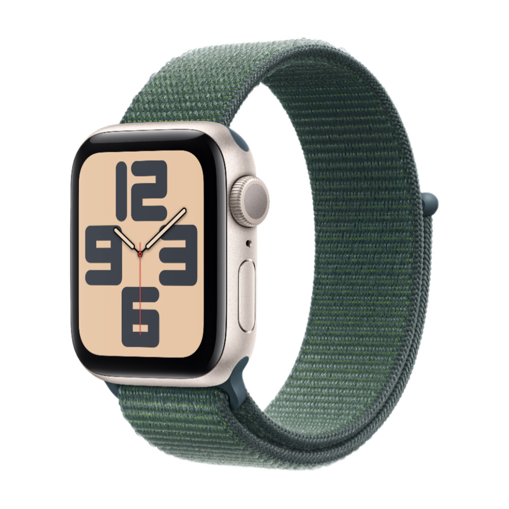 Умные часы Apple Watch SE 2024 (GPS), 40 мм, Starlight Aluminum Case/Lake Green Sport Loop, Бежевый, Умные часы Apple Watch SE 2024 (GPS), 40 мм, Starlight Aluminum Case/Lake Green Sport Loop
Умные часы Apple Watch SE 2024 (GPS), 40 мм, Starlight Aluminum Case/Lake Green Sport Loop, Бежевый, Умные часы Apple Watch SE 2024 (GPS), 40 мм, Starlight Aluminum Case/Lake Green Sport Loop