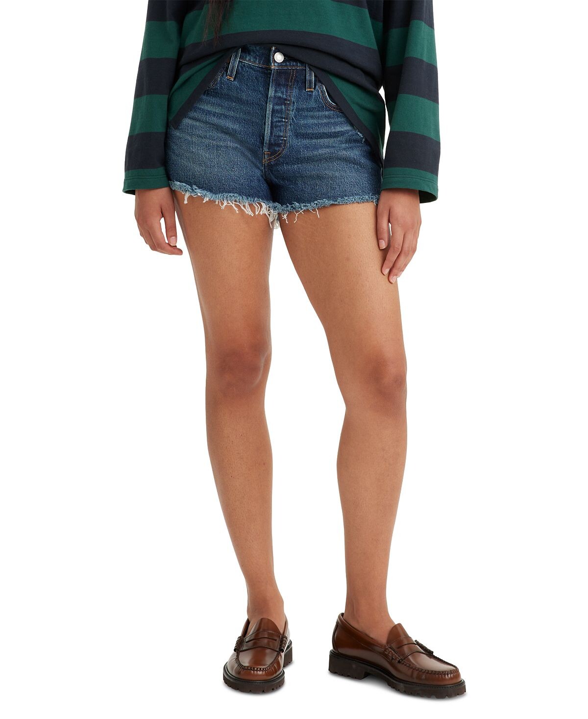 Женские джинсовые шорты 501 из хлопка с высокой посадкой Levi's, мульти
Женские джинсовые шорты 501 из хлопка с высокой посадкой Levi's, мульти